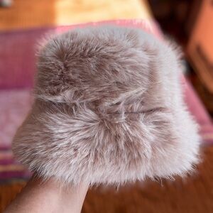Faux Fur Bucket Hat